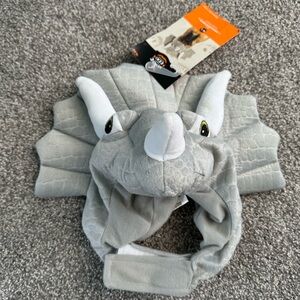 NWT Dinosaur Triceratops Dog Costume M/L